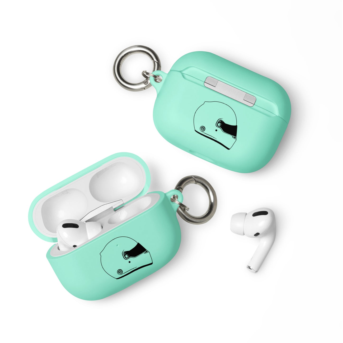 Race Helmet AirPods Case (Dark)