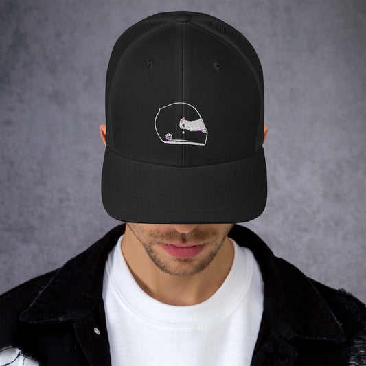 Race Helmet Trucker Hat