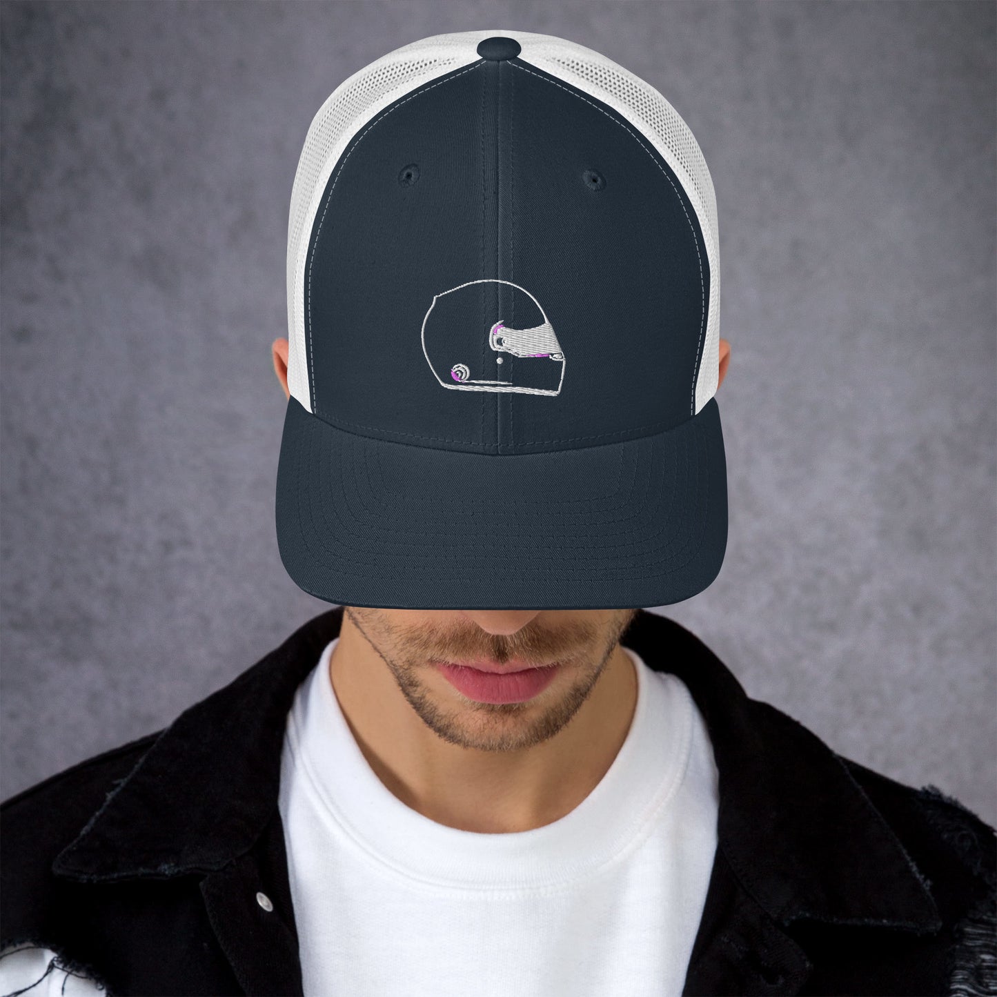 Race Helmet Trucker Hat